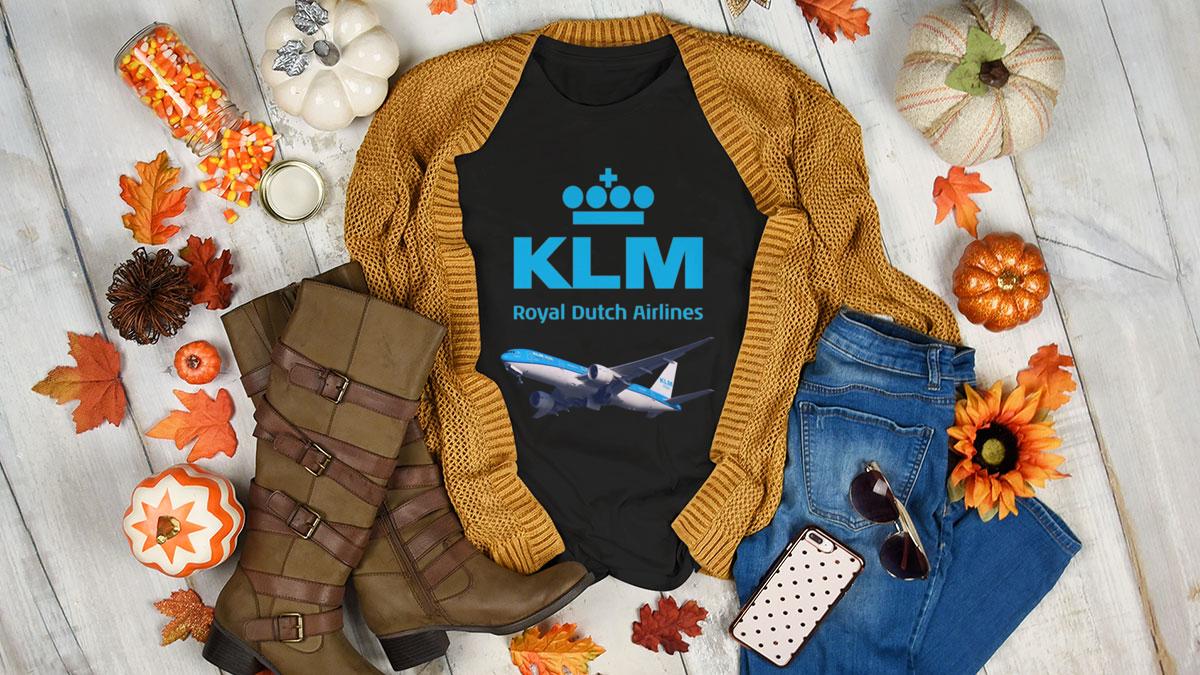 KLM Royal Dutch Airlines t-shirt 3 KLM Royal Dutch Airlines t-shirt 4