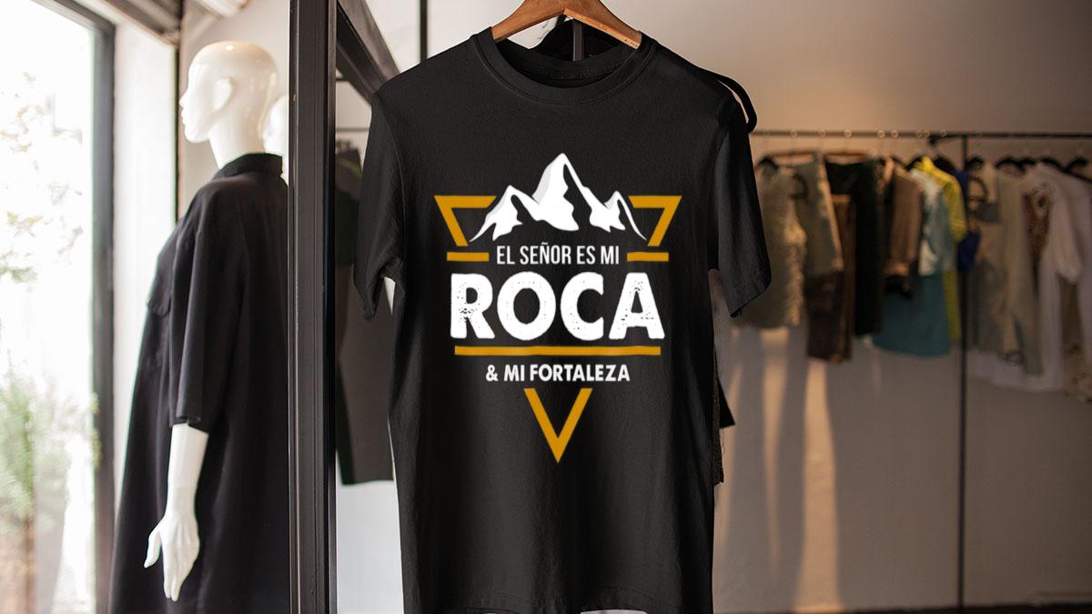 El Senor Es Mi Roca & Mi Fortaleza Spanish Christian t-shirt
