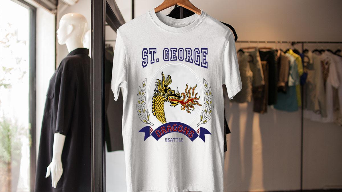 St. George School Seattle Dragon t-shirt
