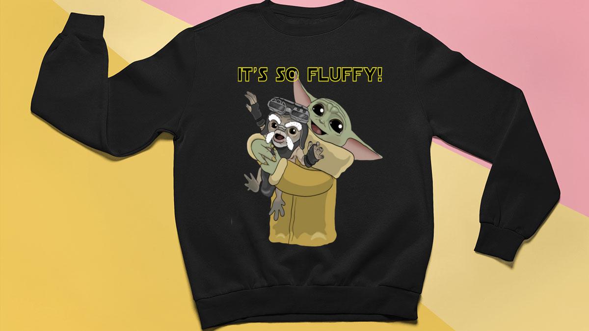 It's So Fluffy Baby Yoda Babu Frik The Mandalorian Star Wars t-shirt 2 It's So Fluffy Baby Yoda Babu Frik The Mandalorian Star Wars t-shirt 3