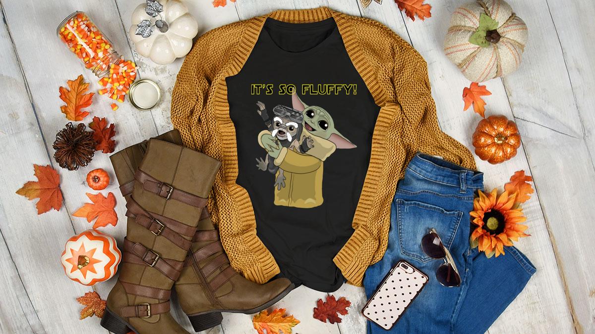 It's So Fluffy Baby Yoda Babu Frik The Mandalorian Star Wars t-shirt 3 It's So Fluffy Baby Yoda Babu Frik The Mandalorian Star Wars t-shirt 4