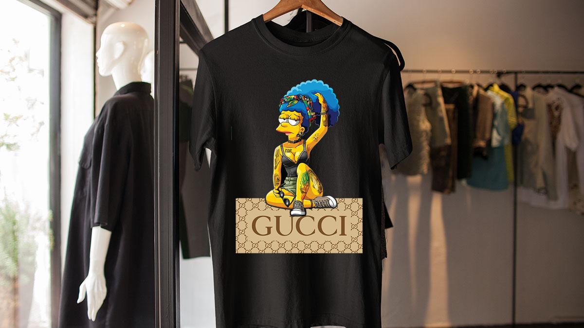 Marge Simpson Gucci The Simpsons t-shirt