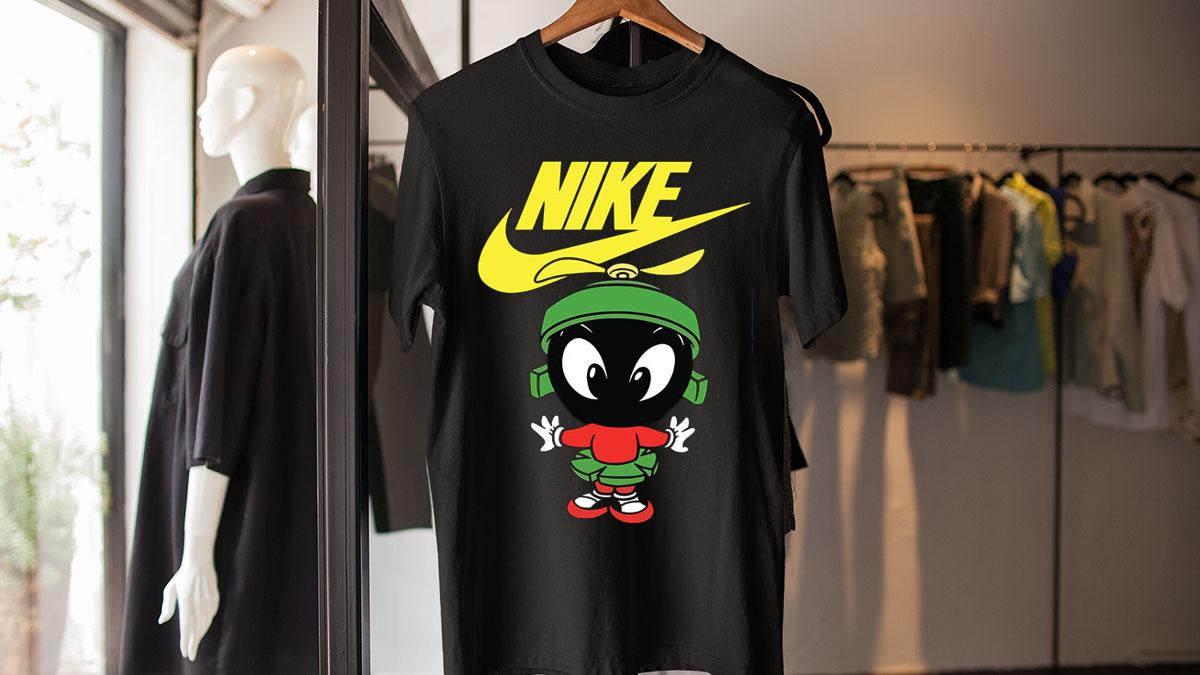 Marvin The Martian Nike t-shirt