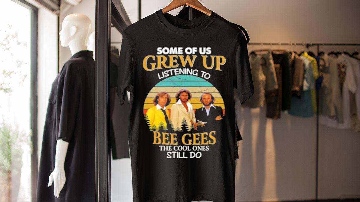 Some Of Us Grew Up Listening To Bee Gees Vintage Sunset t-shirt