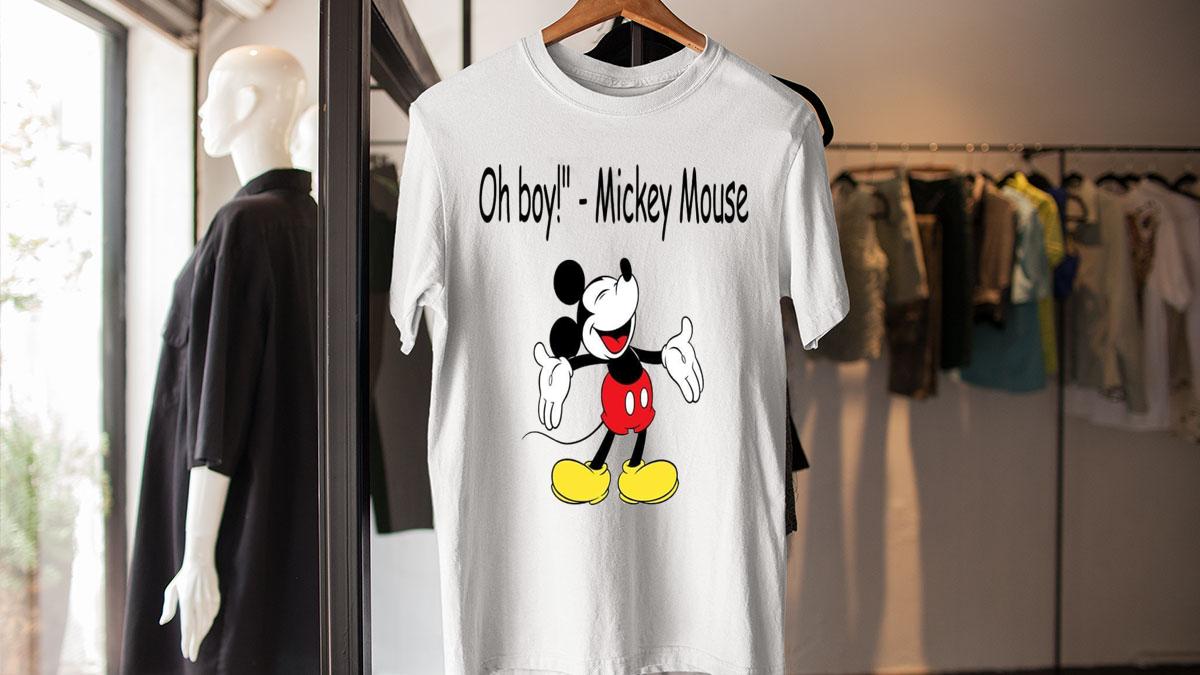 Oh boy Mickey Mouse t-shirt