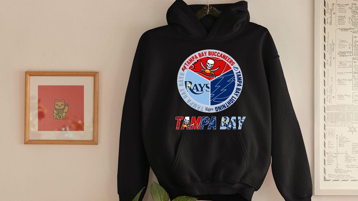 Tampa Bay Buccaneers Tampa Bay Lightning Tampa Bay Rays t-shirt
