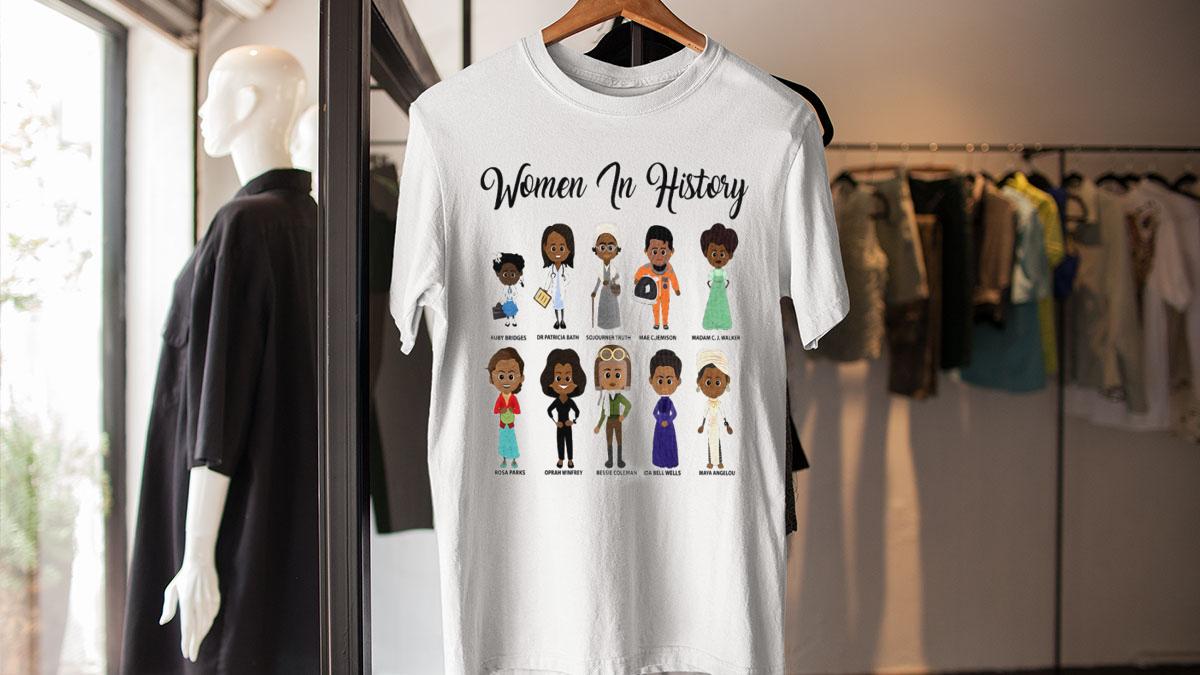 Women In History Black Women Make History t-shirt