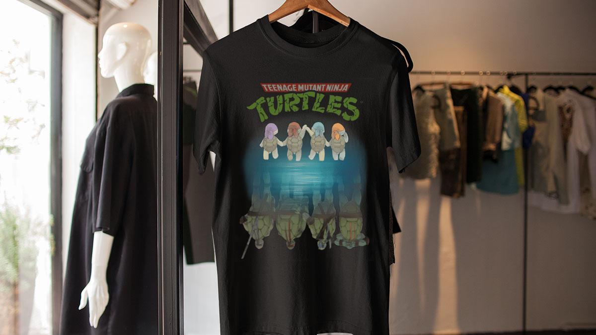 Teenage Mutant Ninja Reflection Water Mirror t-shirt 3 Fathers Day T-shirt