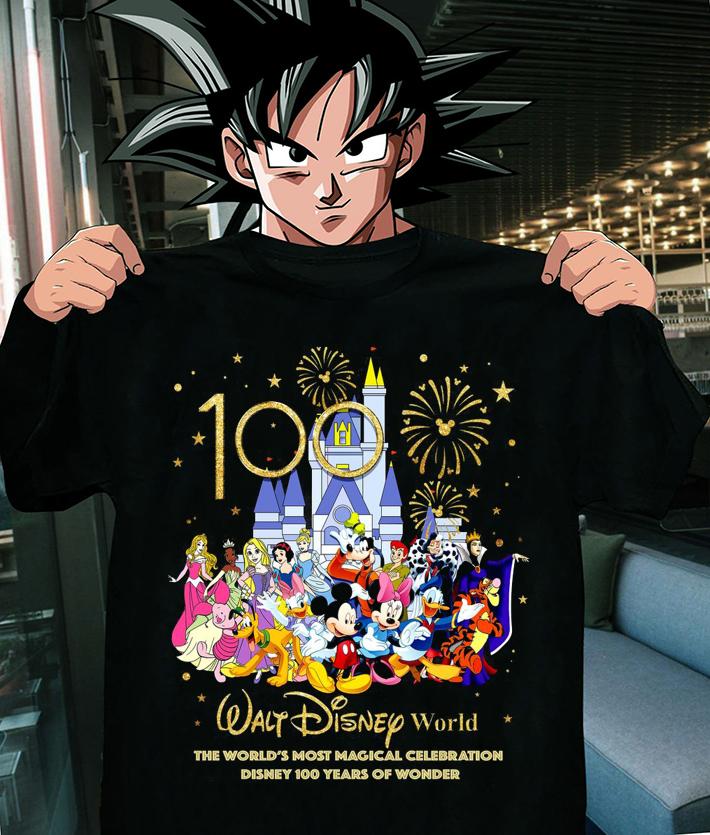 Disney 100 Years Of Wonder Walt Disney World The World's Most Magical Celebration t-shirt