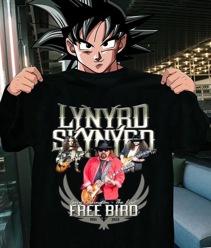 Lynyrd Skynyrd Gary Rossington The Last Free Bird t-shirt