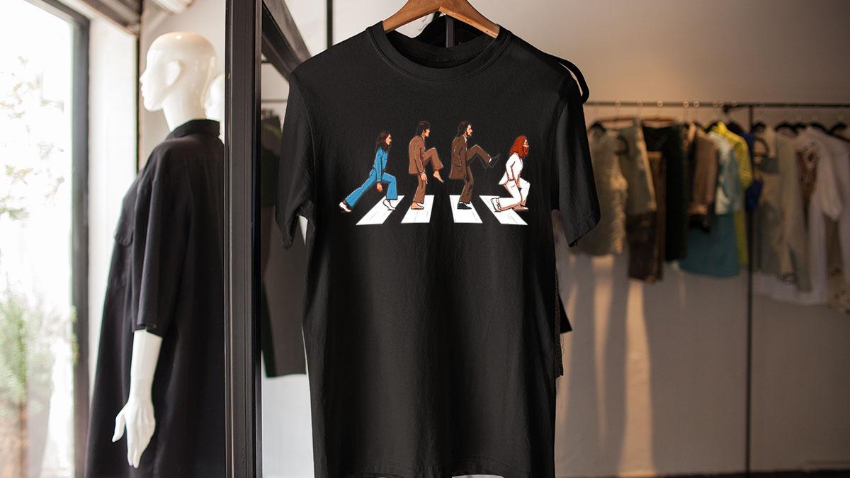 Monty Python The Ministry Of Silly Walks Abbey Road The Beatles t-shirt