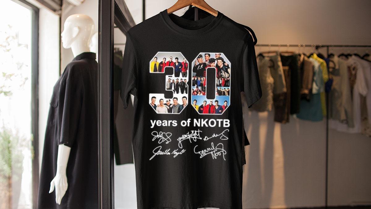 New Kids On The Block 30 Years Of NKOTB Signature t-shirt