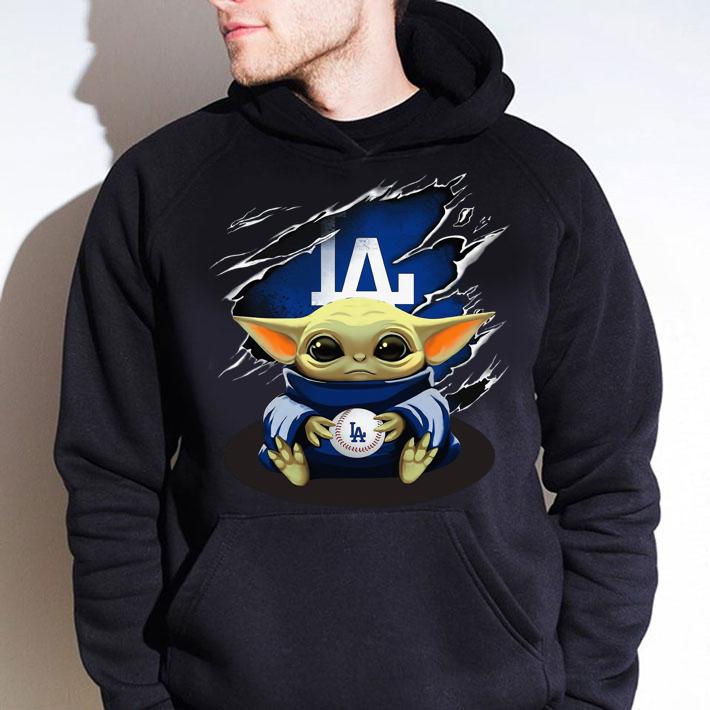 Star Wars Baby Yoda Blood Inside Me Los Angeles Dodgers t-shirt