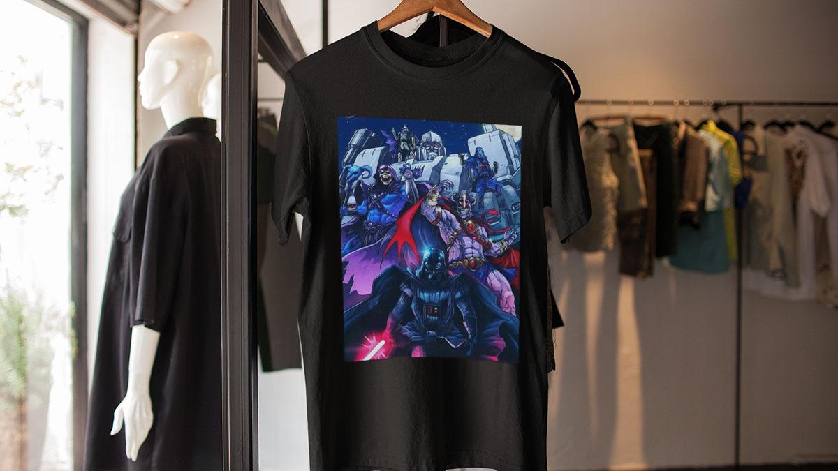 Darth Vader Star Wars And Villains Characters t-shirt
