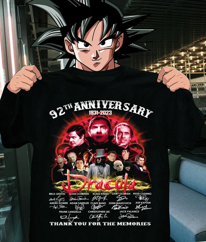 Dracula 92th Anniversary 1931-2023 Signature t-shirt