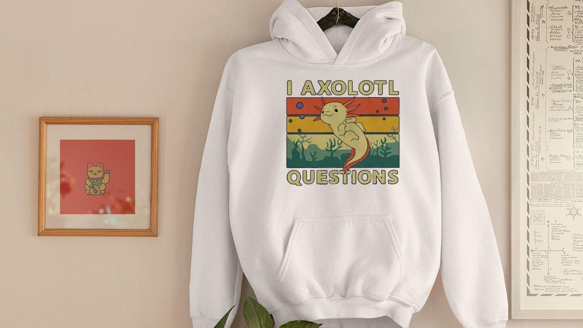 I Axolotl Questions Cute Vintage t-shirt