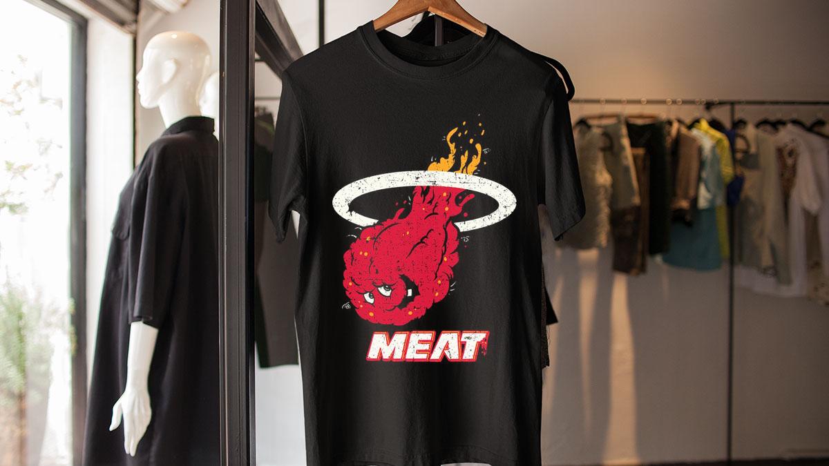 Meat Miami Heat t-shirt