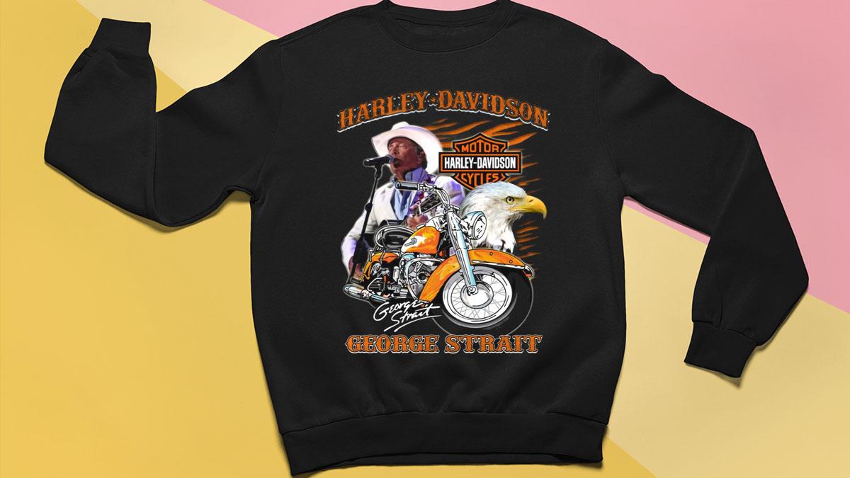 Eagle Harley Davidson George Strait t-shirt 2 Eagle Harley Davidson George Strait t-shirt 3