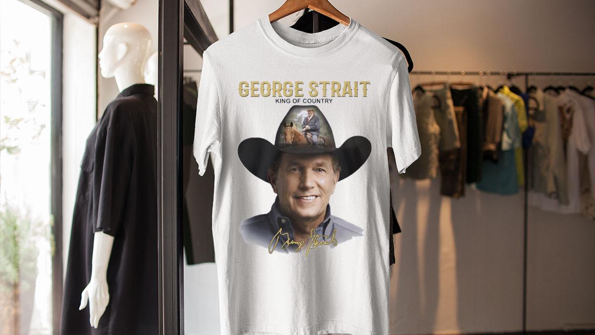 George Strait King Of Country Signature t-shirt