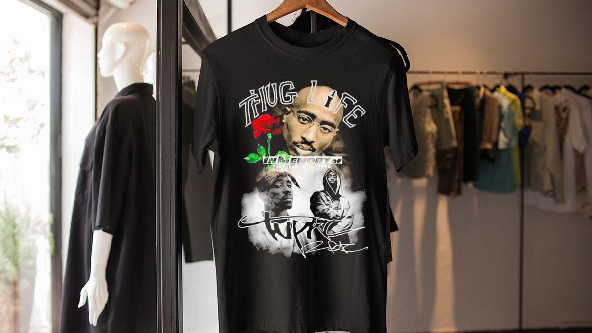 Thug Life In Memory September 13 1996 Signature t-shirt