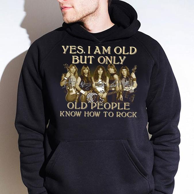 ACDC Yes I Am Old But Only Old People Know How To Rock t-shirt