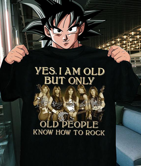 ACDC Yes I Am Old But Only Old People Know How To Rock t-shirt