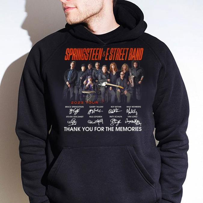Bruce Springsteen & E Street Band 2023 Tour Thank You For The Memories t-shirt