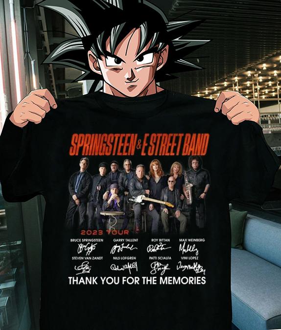 Bruce Springsteen & E Street Band 2023 Tour Thank You For The Memories t-shirt
