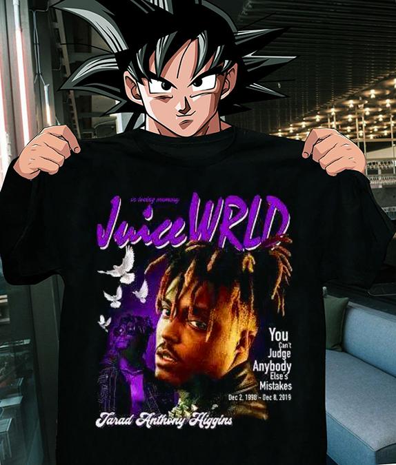 In Loving Memory Juice Wrld You Can’t Judge Anybody Tarad Anthony Higgins t-shirt