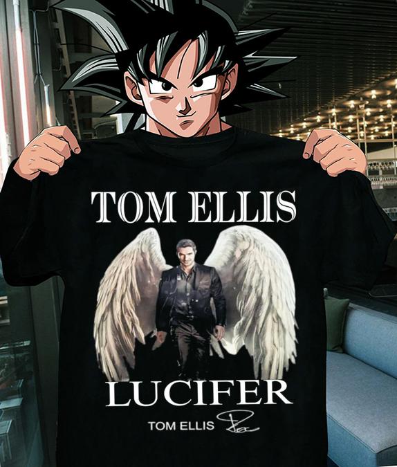Tom Ellis Lucifer Signature t-shirt