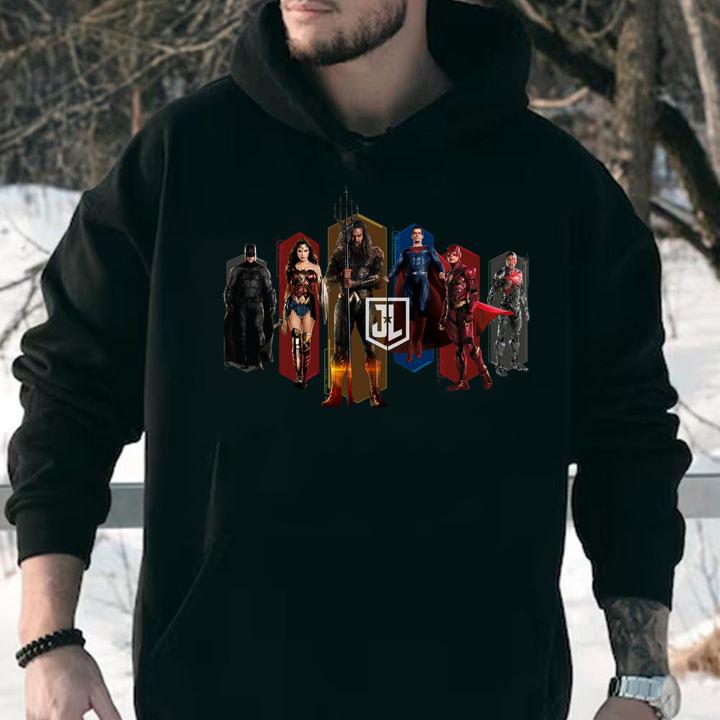 Justice League Movie Team Hexagons t-shirt