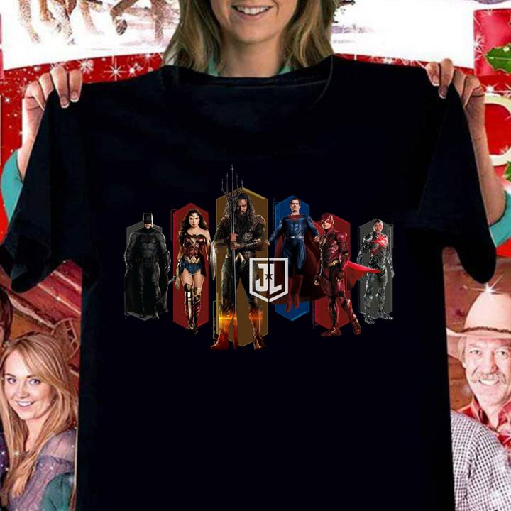 Justice League Movie Team Hexagons t-shirt