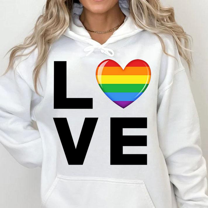 Lgbt Love Rainbow Heart Gay Pride t-shirt