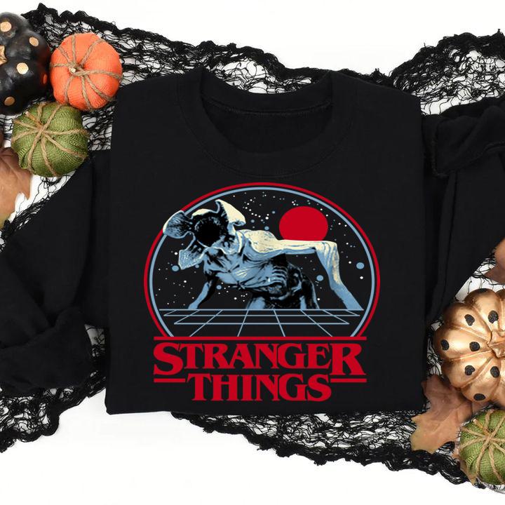 Netflix Stranger Things Demogorgon Circle Horror Movie t-shirt