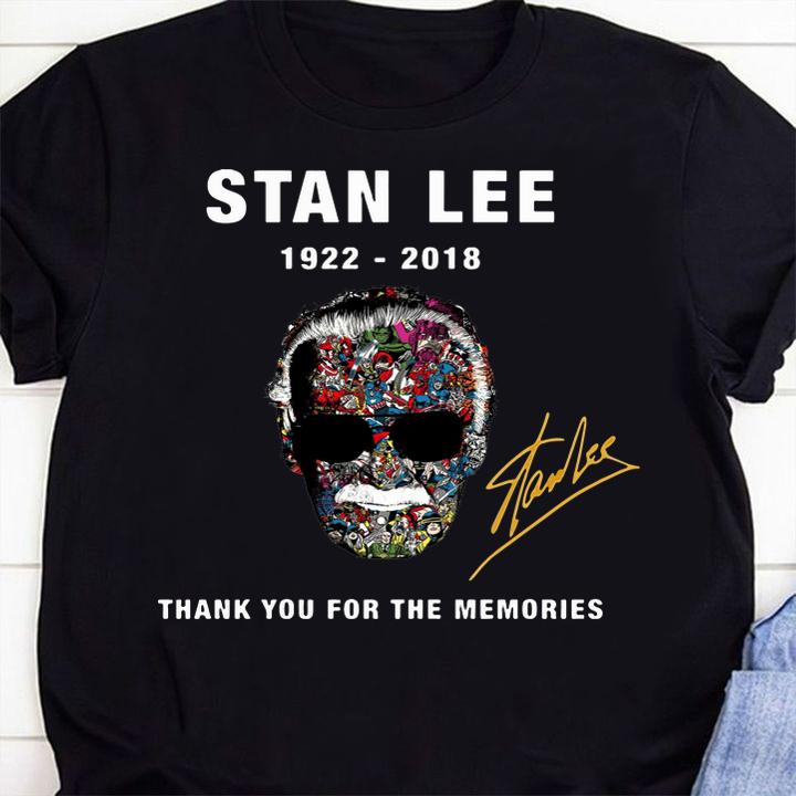 Spl Stan Lee thank you for the memories t-shirt 1 4thofjulyshirt News, Clothing