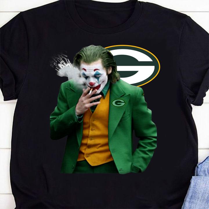 Joker Joaquin Phoenix Green Bay Packers t-shirt 49 4thofjulyshirt News
