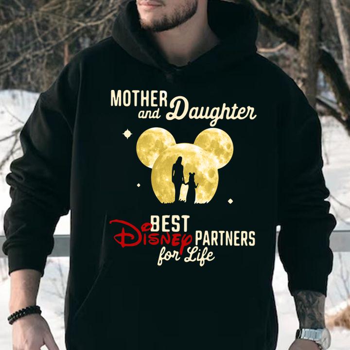 Mother and daughter best disney partner for life Ladies t-shirt