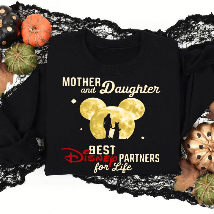 Mother and daughter best disney partner for life Ladies t-shirt