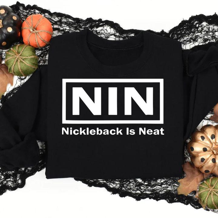 Premium Nin nickelback is neat t-shirt