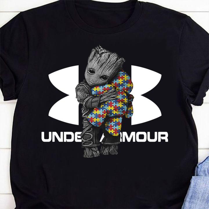 Nice Under Armour Baby Groot Hug Teddy Autism Bear t-shirt 38 4thofjulyshirt News