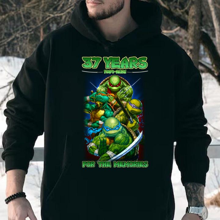 Teenage Mutant Ninja Turtles 37 years 1984-2021 thank you for the memories t-shirt