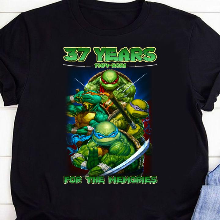 Teenage Mutant Ninja Turtles 37 years 1984-2021 thank you for the memories t-shirt 35 4thofjulyshirt News
