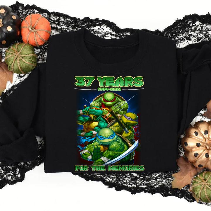 Teenage Mutant Ninja Turtles 37 years 1984-2021 thank you for the memories t-shirt