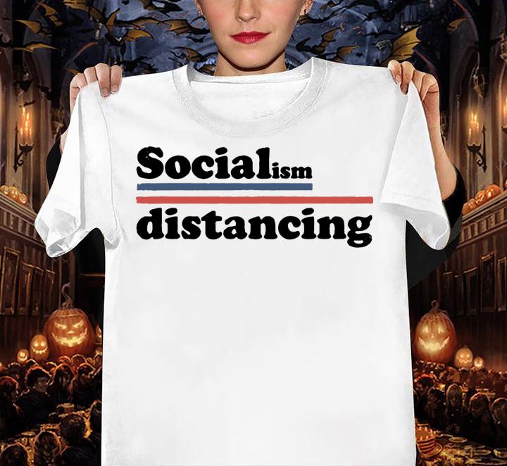Vintage Funny Socialism Distancing Anti Socialism t-shirt