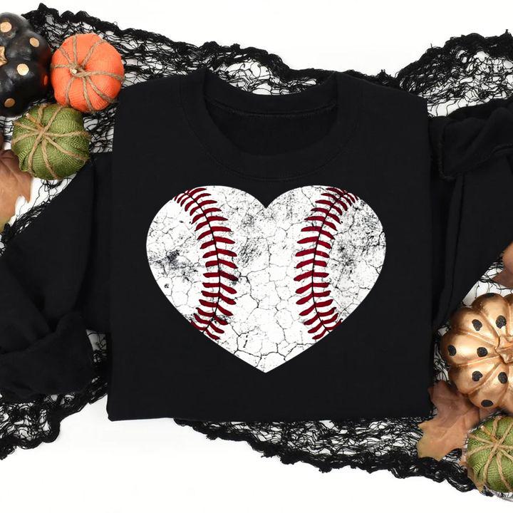 Mother's Day Baseball Heart t-shirt