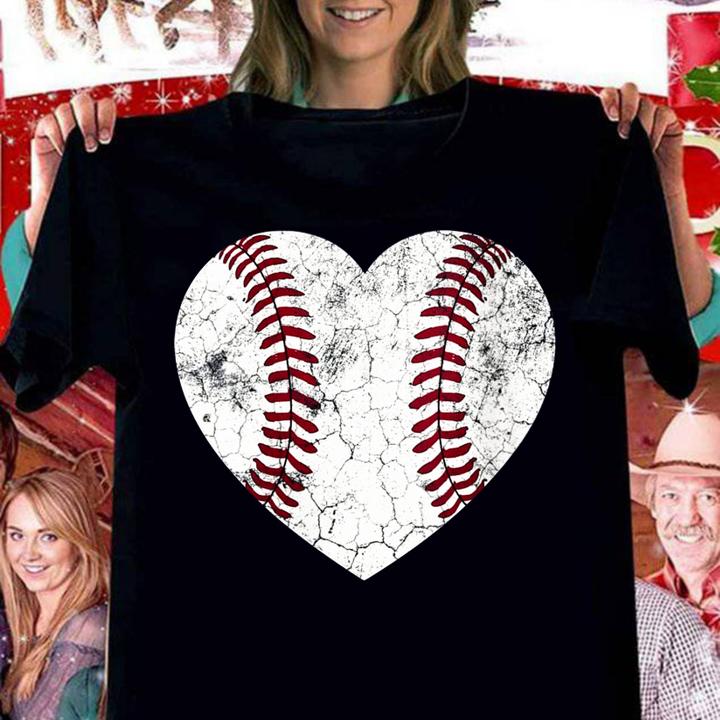 Mother's Day Baseball Heart t-shirt