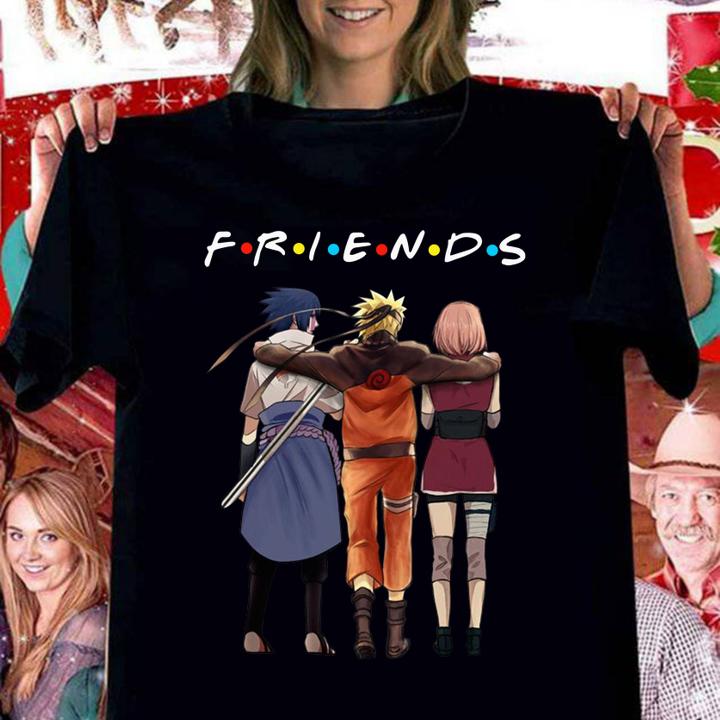 Friends Uchiha Sasuke Naruto Uzumaki Haruno Sakura123 t-shirt