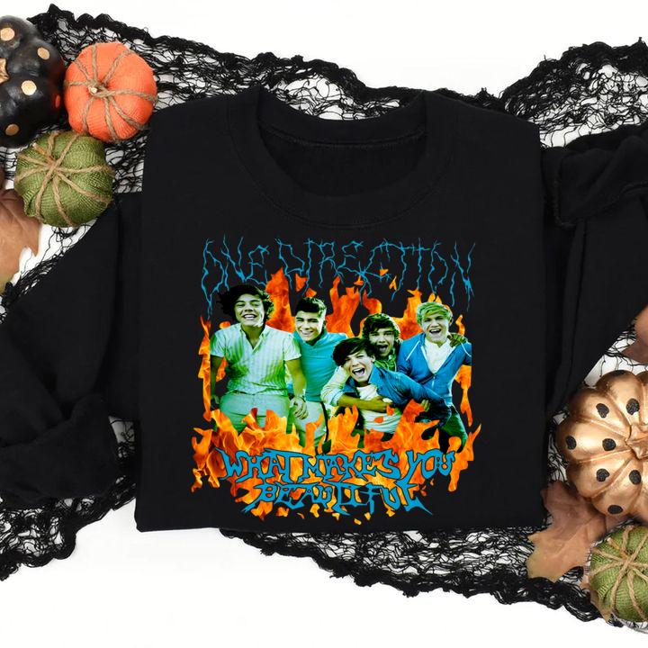 Heavy Metal Direction Aqua One Direction t-shirt