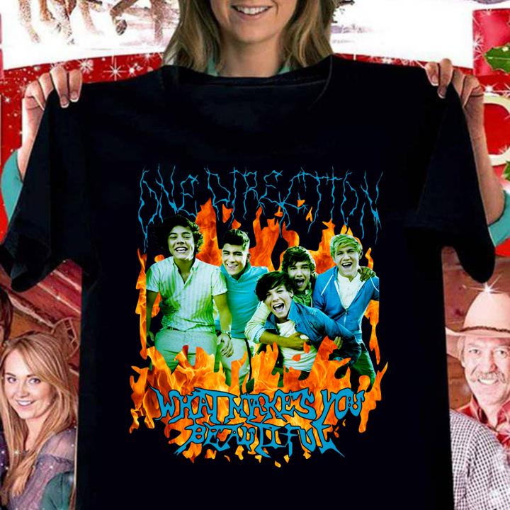 Heavy Metal Direction Aqua One Direction t-shirt