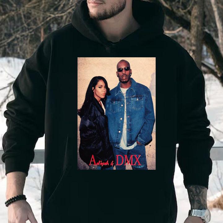 Aaliyah with DmX t-shirt